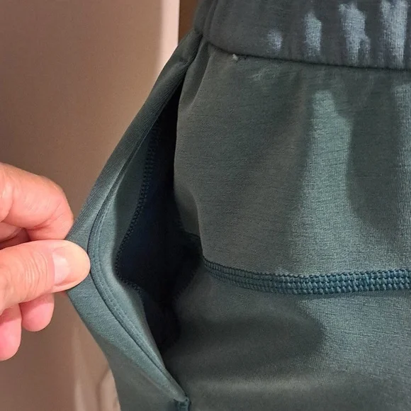 Lululemon Softstreme Midrise Dark Forest Drawstring Pants - Picture 7 of 8